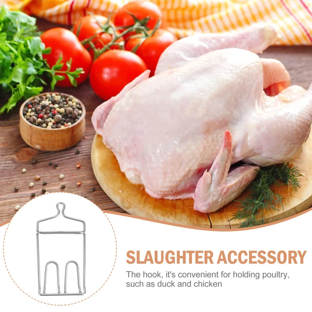 Öld Meg A Csirke Kacsahorog Rozsdamentes Függő Vastag Baromfi Vágó Segítő Konyha Ellátása - Image 3