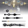 Wall Clock Mechanism Silent Quartz Movement Machine Wall Hands Silent Sweeping Second  Movement with Pointer DIY Repair Tools 5
