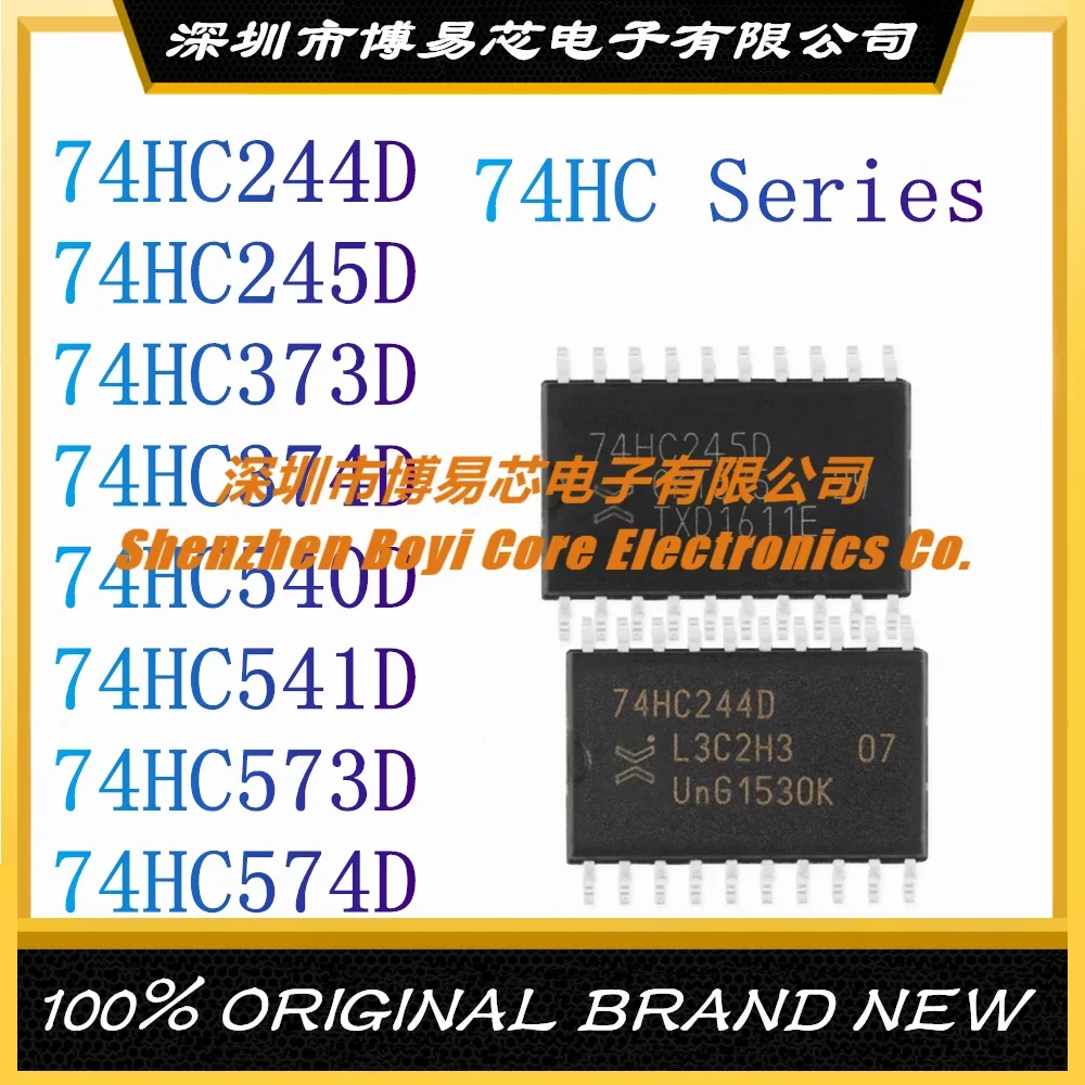 74HC244D 74HC245D 74HC373D 74HC374D 74HC540D 74HC541D 74HC573D 74HC574D Octal Bus Transceiver with Three-State Outputs SOP-20 100pcs lot 74lvc245apw 74lvc245 lvc245a octal bus transceiver ic tssop 20