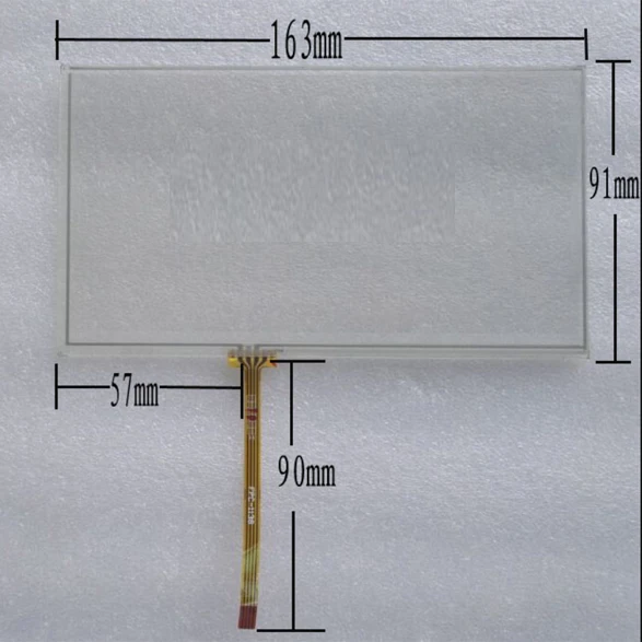 Polegada 8pin Tela Sensível ao Toque La070wv1 Td15 La070wv1-td15 Lcd Digitador para Nissan Sistema de Áudio Navegação Gps do Carro 7.0