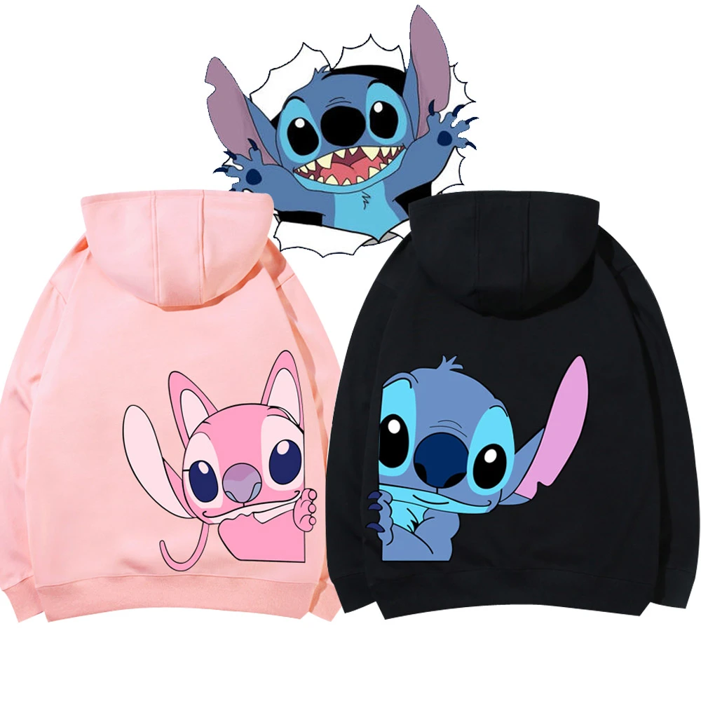 Sudadera con capucha con estampado de dibujos animados de Disney para Jersey Unisex, bolsillo para mujer, sudaderas con capucha gráficas| | - AliExpress