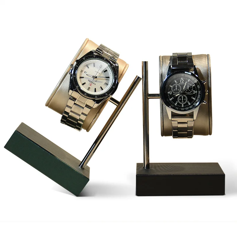 Watch Storage Commercial Display Shooting Props Show Rotating Metal Bracket Office Desk Watches Bracket Stand Customizable watch display stand