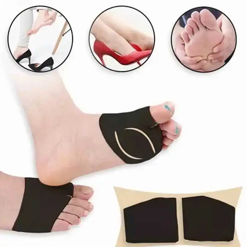 

Anti Fatigue Compression Socks Forefoot Pad Soft Padded Brace Pain Relief Foot Cushions for Women Men