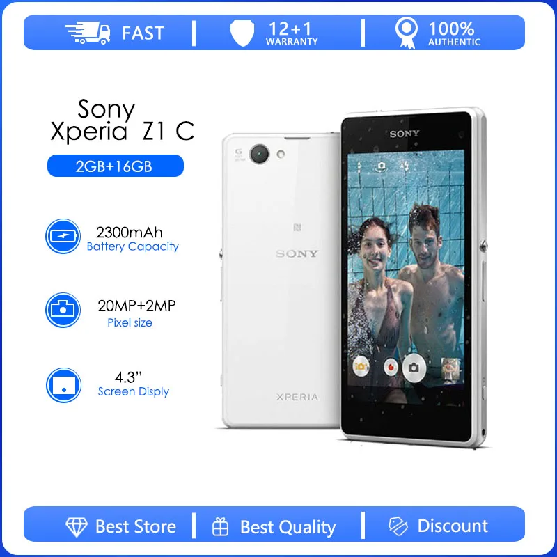 dok Mount Bank Reden Sony Xperia Z1 Compact Refurbished-original D5503 4.3" Unlocked Phone Gsm  3g&4g Android Quad-core Wifi Gps 2gb Ram 16gb Rom - Mobile Phones -  AliExpress