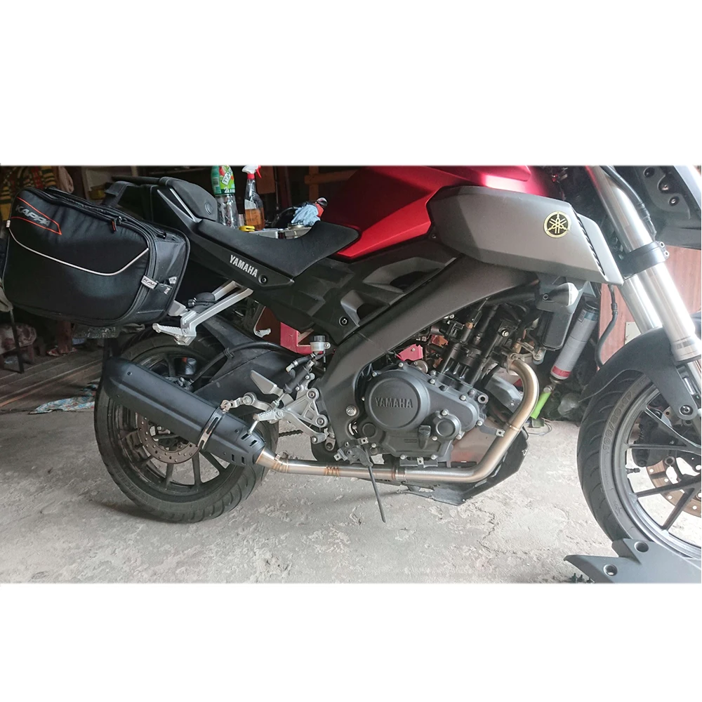 Motorcle Exhuatst Full System Pipe For Yamaha MT125 Exhuatst Muffler Escapes MT 125