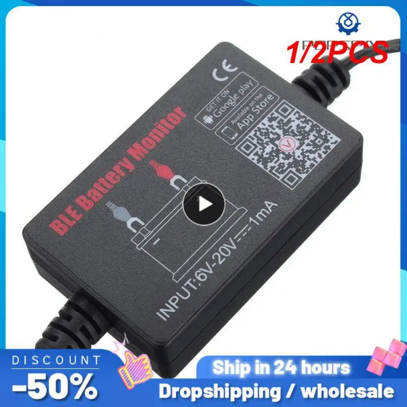 

1/2 шт., автомобильный тестер аккумулятора, Bluetooth 4,0, 12 В