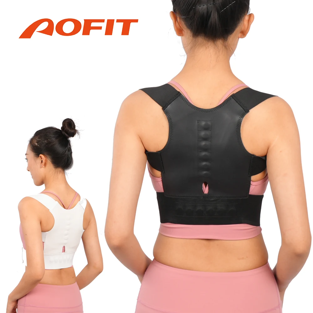 Back Posture Corrector AOFIT Adjustable Magnetic Shoulder Corrective Therapy Corset Brace Belt