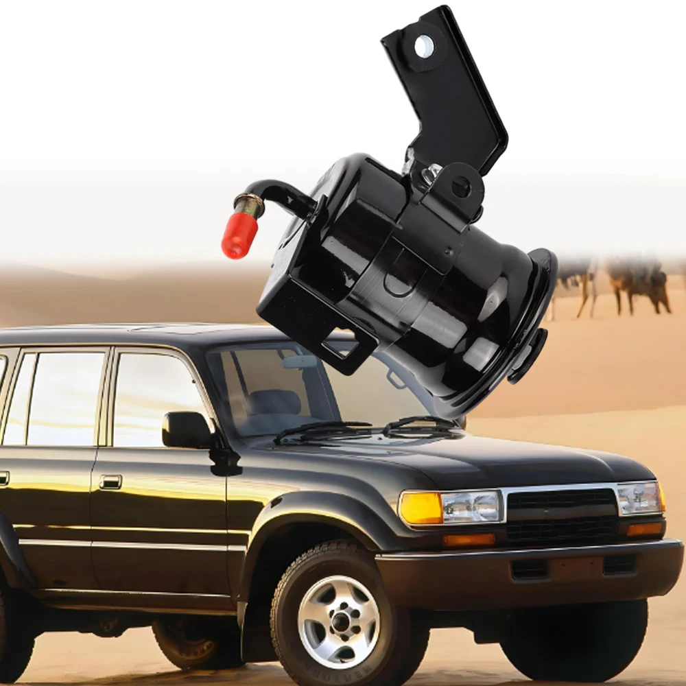 Car Fuel Filter for Lexus LX470 2UZFE 4.7L 1998-2008 2330050110 Energy Fuel Filter with Bracket Pressure Regulator