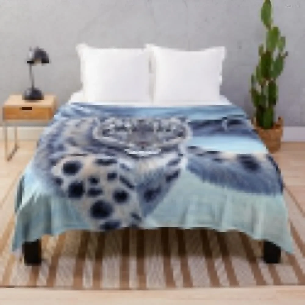 

Alpine emperor Throw Blanket Loose Travel Comforter halloween Soft Plush Plaid Blankets