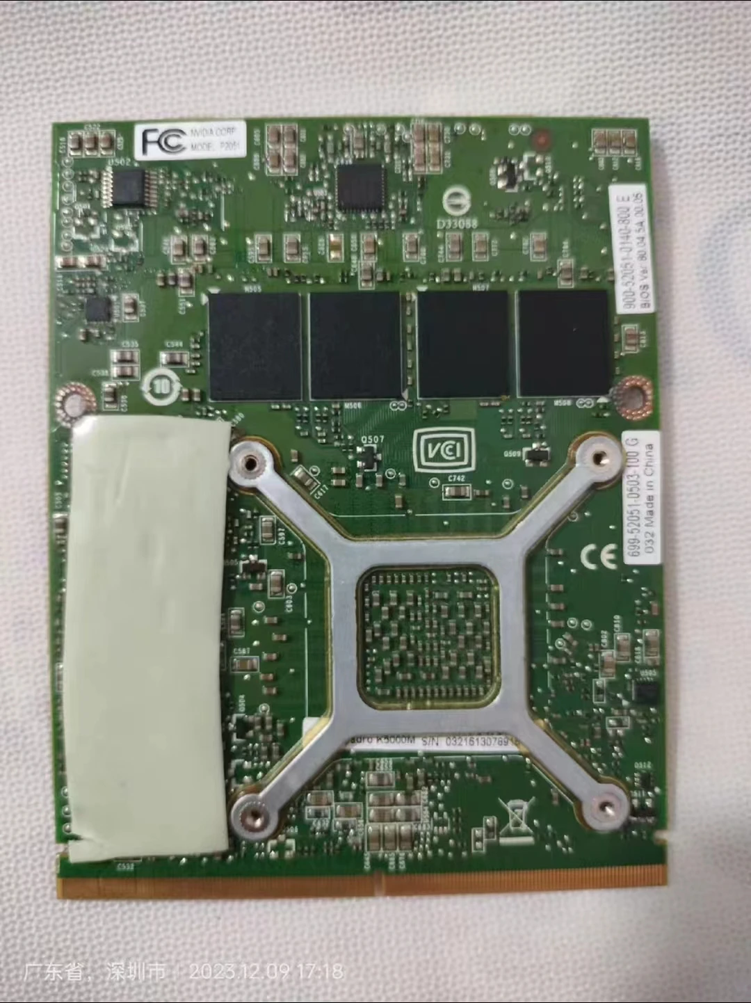 

N14E-Q5-A2 K5000M K 5000m 4 ГБ GDDR5 MXM 3,0 видеокарта для HP ZBOOK 17 G2 DELL M6600 M6700 M6800 тест 100%