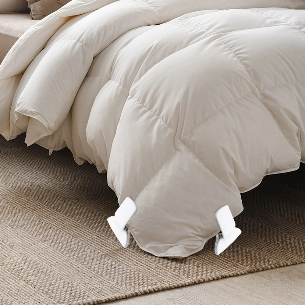 6/12Pack Padded Comforter Clips White Padded Duvet Clips Comforter Fasteners Prevents Comforters From Moving Inside Duvet Cover 3