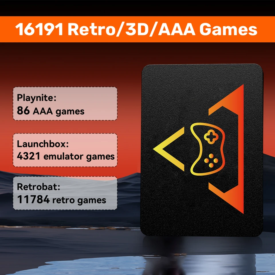 Playzone 1TB Gaming SSD With 16191 Games 3 System In 1 Game SSD