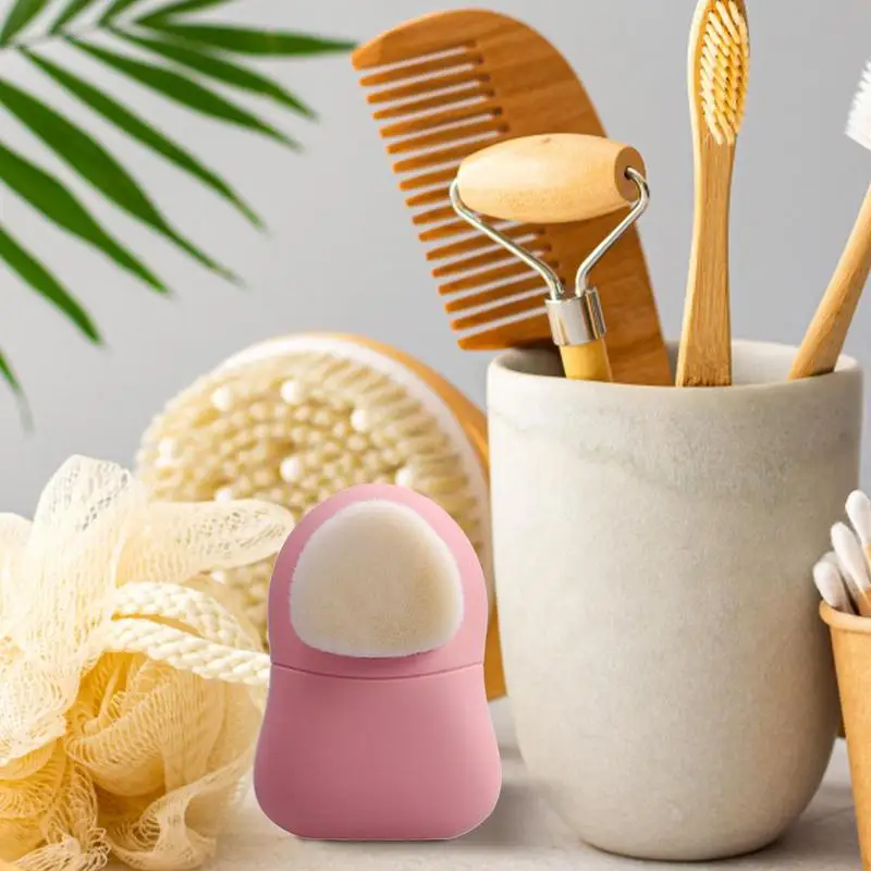 

Massage Face Cleaning Brushes Face Wash Brushes Double Side Silicone Face Deep Cleansing Brush Portable Face Skin Care Tools