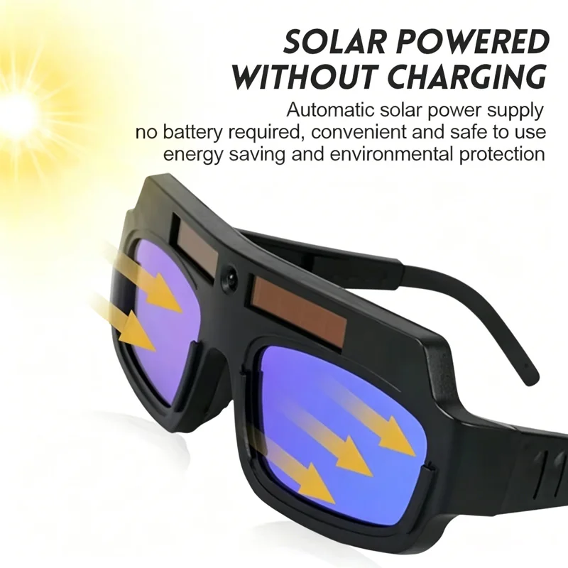 Enhanced Anti-Glare Welding Goggles with Automatic Darkening Function