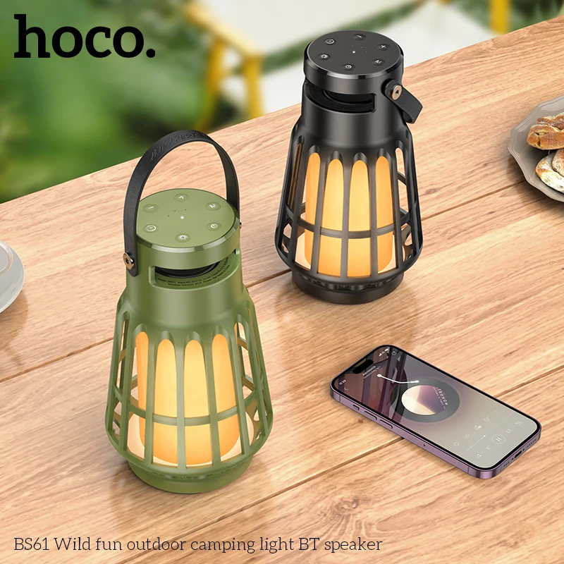 HOCO BS61 Camping Lights Bluetooth Speaker description image