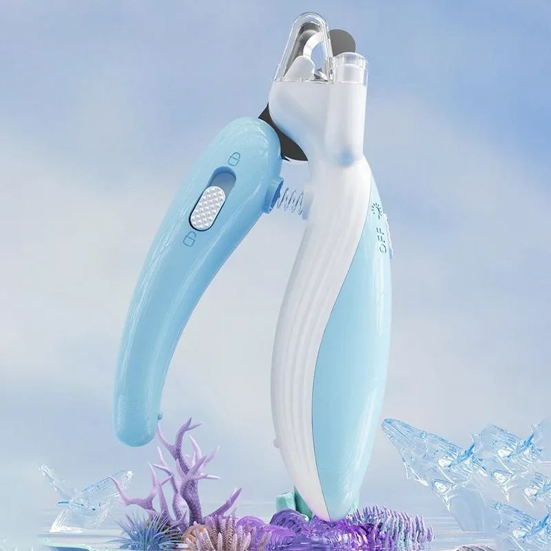 Pet nail clipper Professional Pet Nail Clippers with Led Light Pet Claw Grooming Scissors for Dogs Cats Small Animals Paw Nail Trimmer Supply pet nail scissors