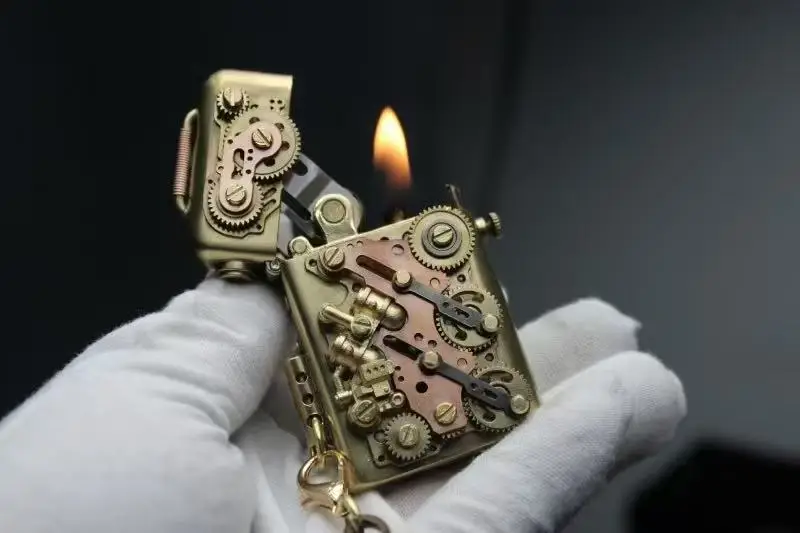 ゾロスチームパンクライターギアリンケージメカニカルクリエイティブ