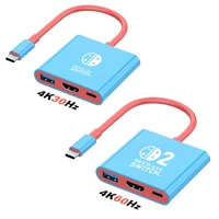 UGOURD 3 in 1 TYPE-C Hub with HDMI and USB 3.0 Port USB-C to HDMI 4k 30hz 4K60Hz Adapter PD 100W for Switch TV Screen Casting - Image 6