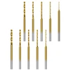 1 Pcs Drill Bit 0.6-2.2mm Tiny Drill Bit 2.35 Shank Engraving Bit Hole Drilling Tool Shank Wood Tools For Electric Drills