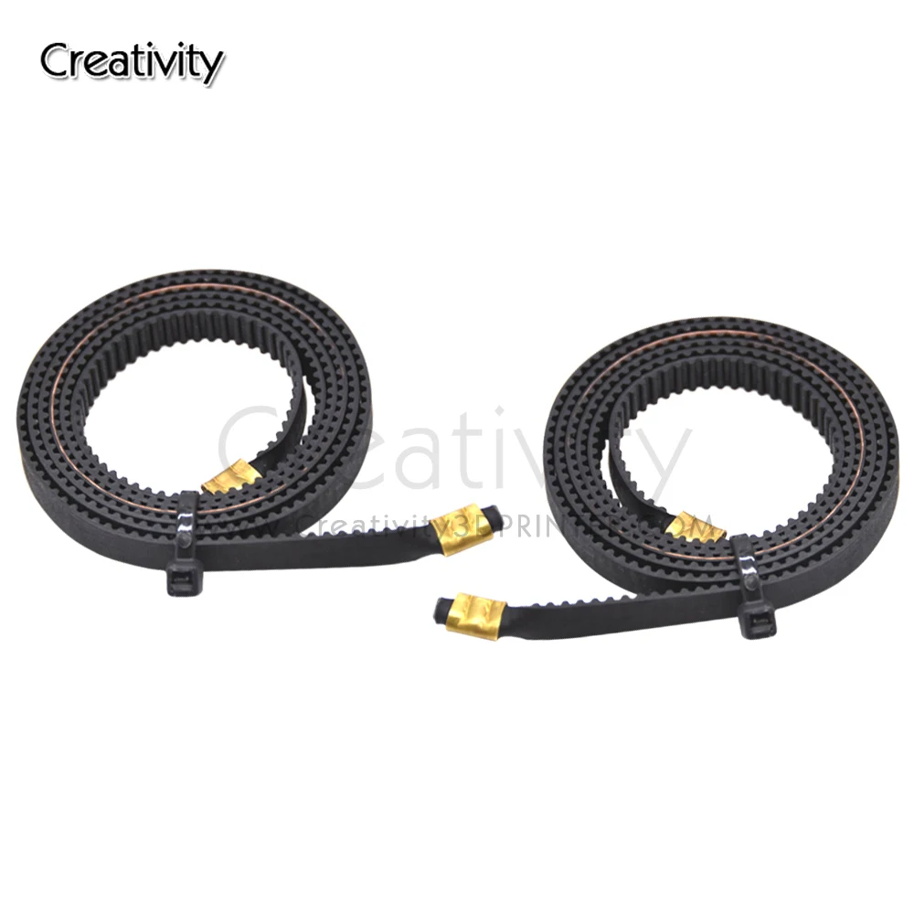 Ender 3 X 축 Y 축 동기 고무 벨트 2GT 너비 6mm 타이밍 오프닝 풀리 벨트 맞는 Ender-3 V2, Ender 3-Pro 3D 프린터 부품
