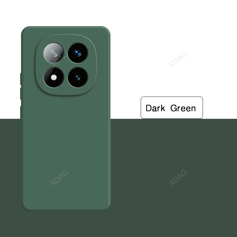 Premium Liquid Silicone Phone Case - Soft Gel Original Square Protective Back Cover
