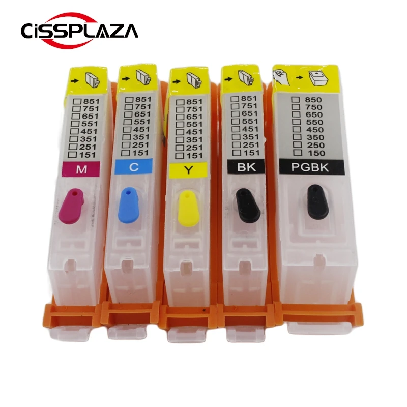 PGI150 PGI450 compatible refillable ink cartridge for Canon MG5410 MG5610 MG6610 IP7210 MX721 MX921 IX6810 IP7240 MG5440 1set