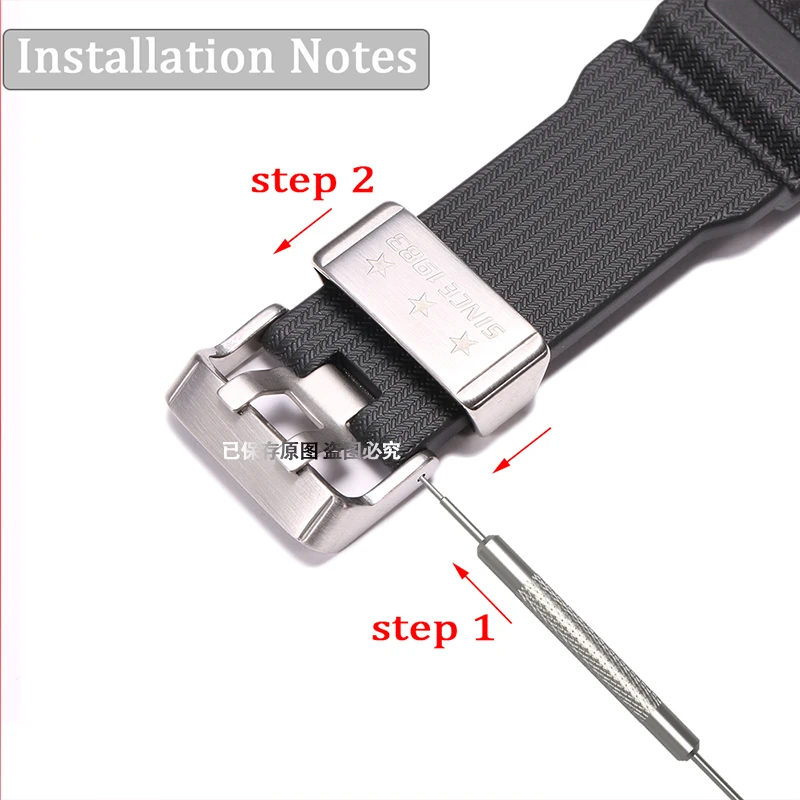 Durable Metal Watch Strap Holder Loop in Multiple Sizes