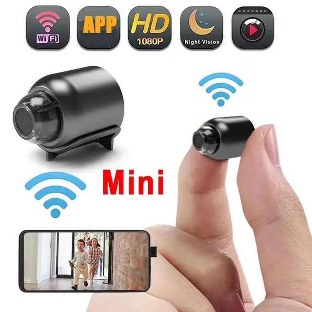 Mini Camera 1080P HD WiFi Wireless HD Night Vision Camera Home X5 Remote Camera Kids Pet Safety Monitoring 2 Mini Camera 1080P HD WiFi Wireless HD Night Vision Camera Home X5 Remote Camera Kids Pet Safety Monitoring 2