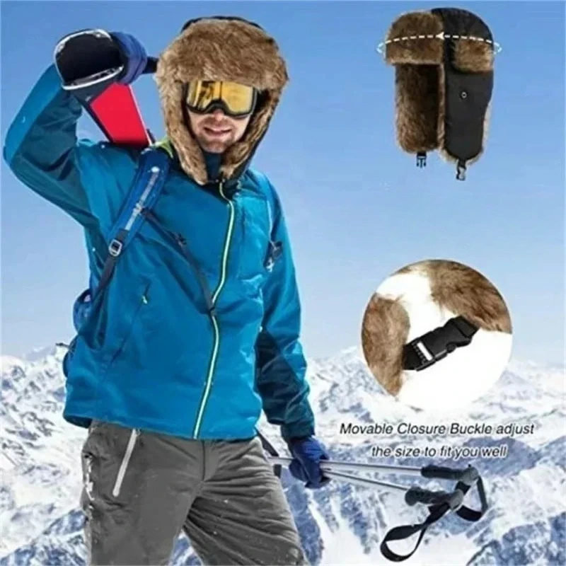 Winter Warm Ear Protection Hat,suitable for Men and Women,bird Catching Ear Mask Hat, Hick Warm Hat,suitable for Outdoor Use