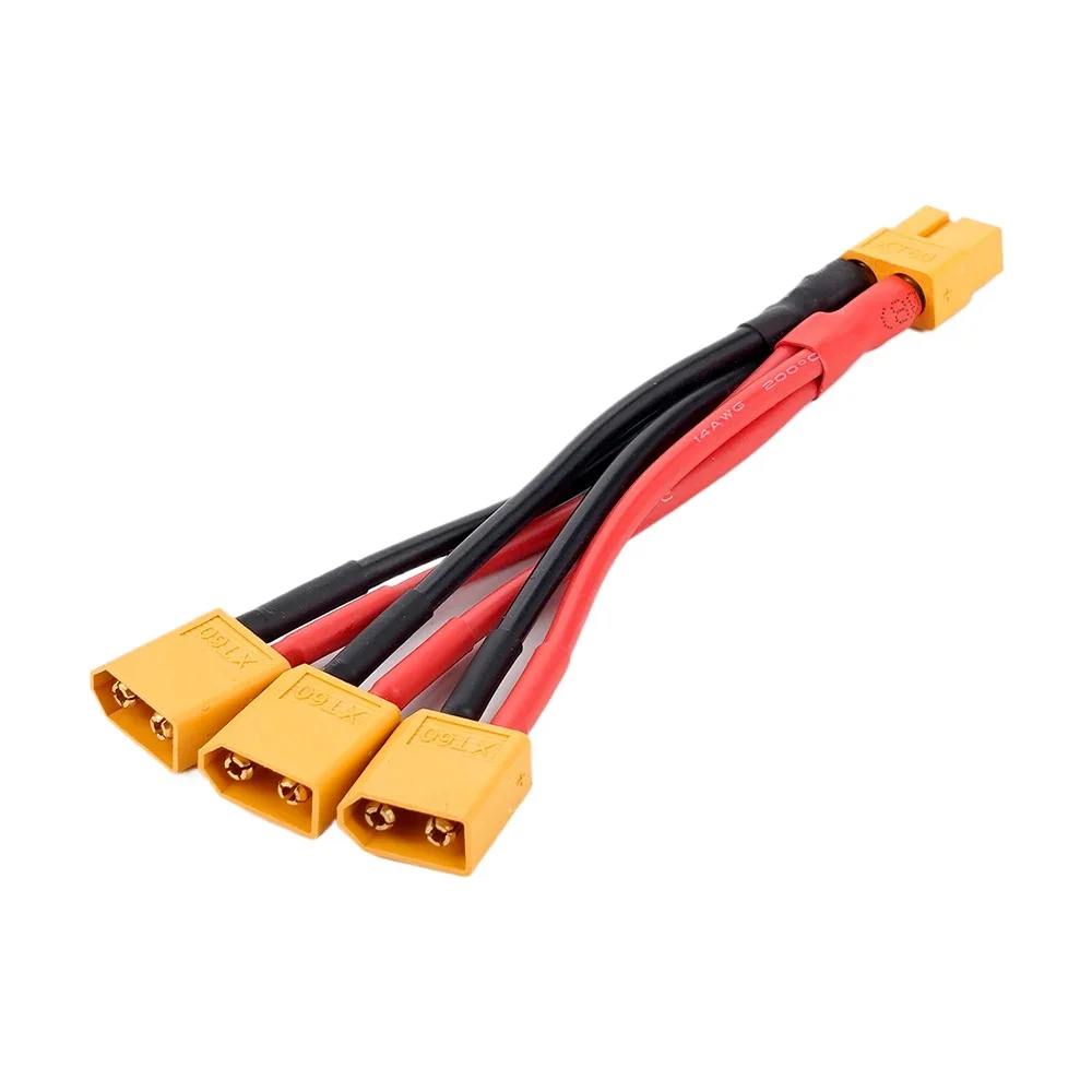Câble adaptateur XT60 1M à 2F/1F/3F/2M/3M pour drone FPV
