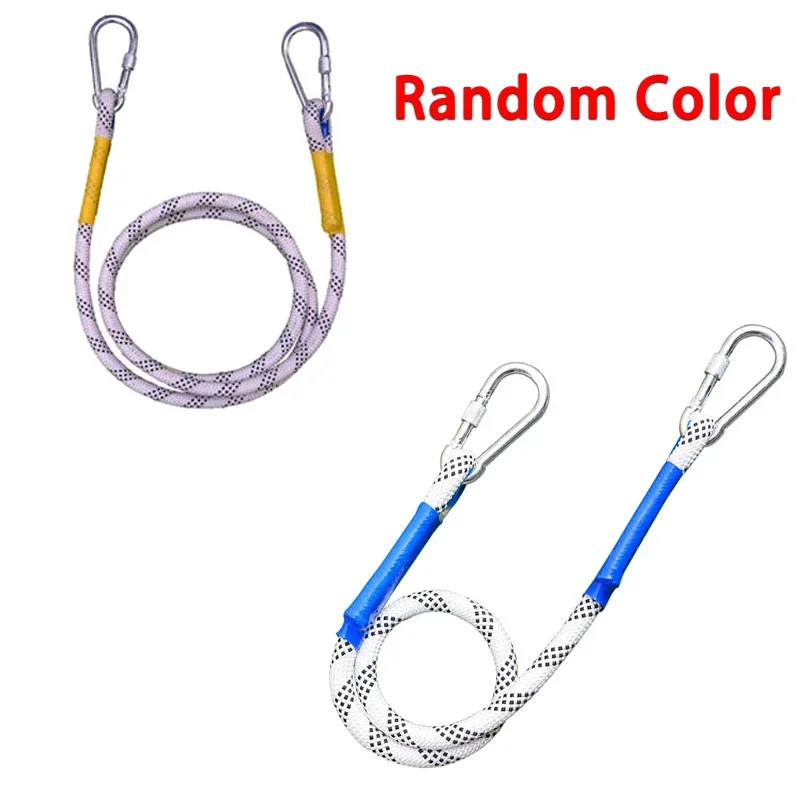 Durable Outdoor Safety Elastic Rope with Stainless Steel Carabiner