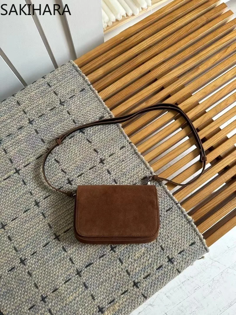 

Purses and Handbags Solid Simple Temperament Cow Leather Fashion Versatile Vintage Ladies Crossbody Bags for Women Bolsas Mujer