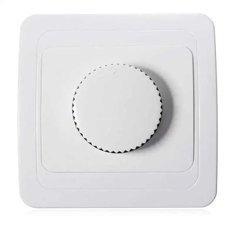 Interruttori Dimmer Rotanti Per Led Dimmerabile Piastra Bianca Decorativa Cucina Parete Interna Piastra Frontale Dimmerabile