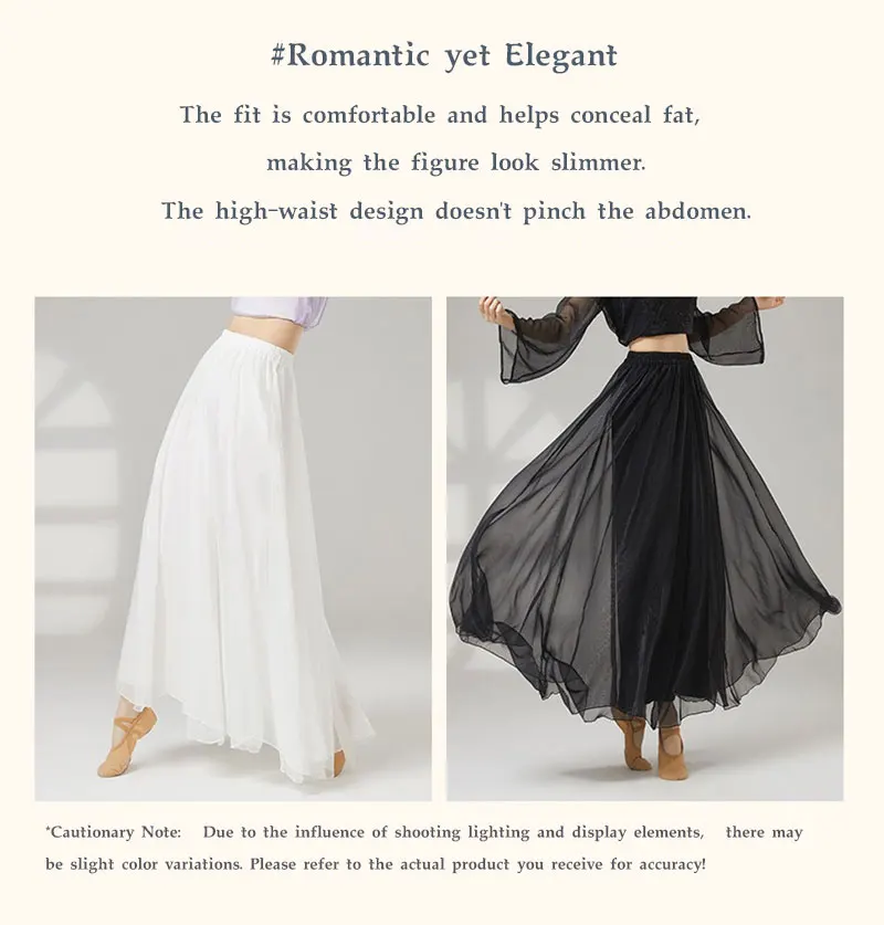 Klassische Tanzkostüme im traditionellen chinesischen Stil, neue Trainingsanzüge mit fließender Rockhose für Damen, Performance-Anzug – Detail 2