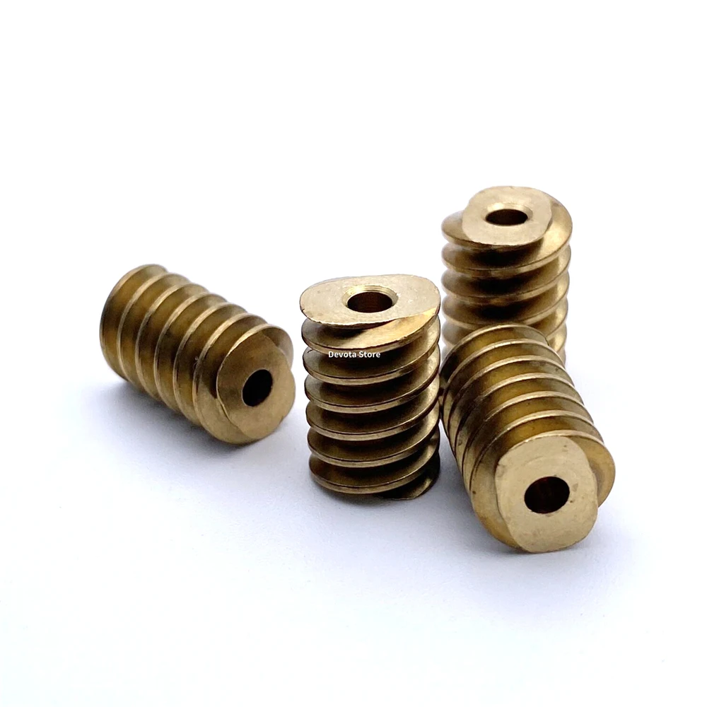 0.7M Copper Turbine Worm 3mm Hole DIY 5840/4058 gear motor