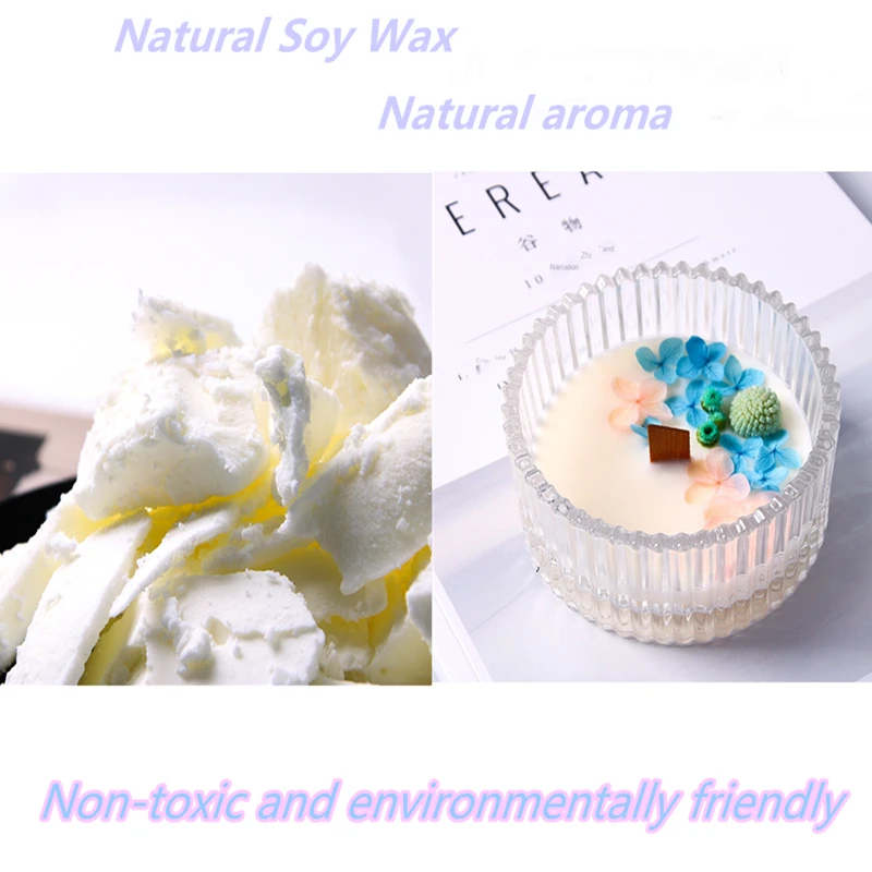 Natural Soy Wax High Quality Handmade Candle Making Supplies Soft Wax Material Candle Raw Material Handmade Gift Making