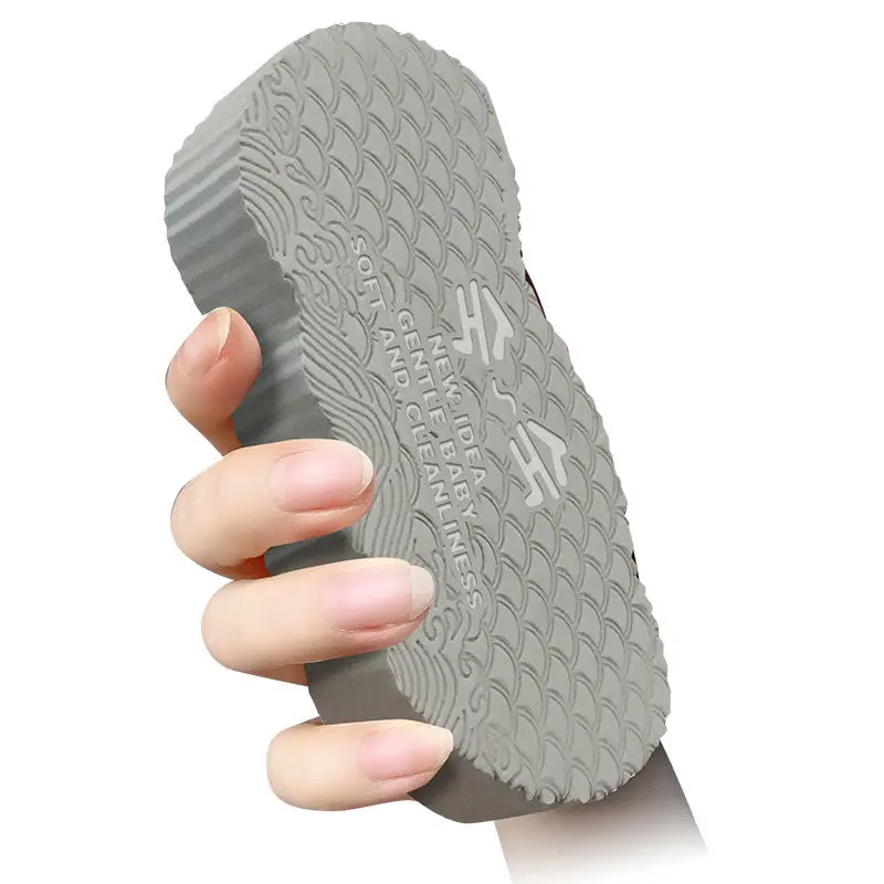 Korean Fiber Body Scrub Bath Sponge Exfoliating Brush Magic Bathroom