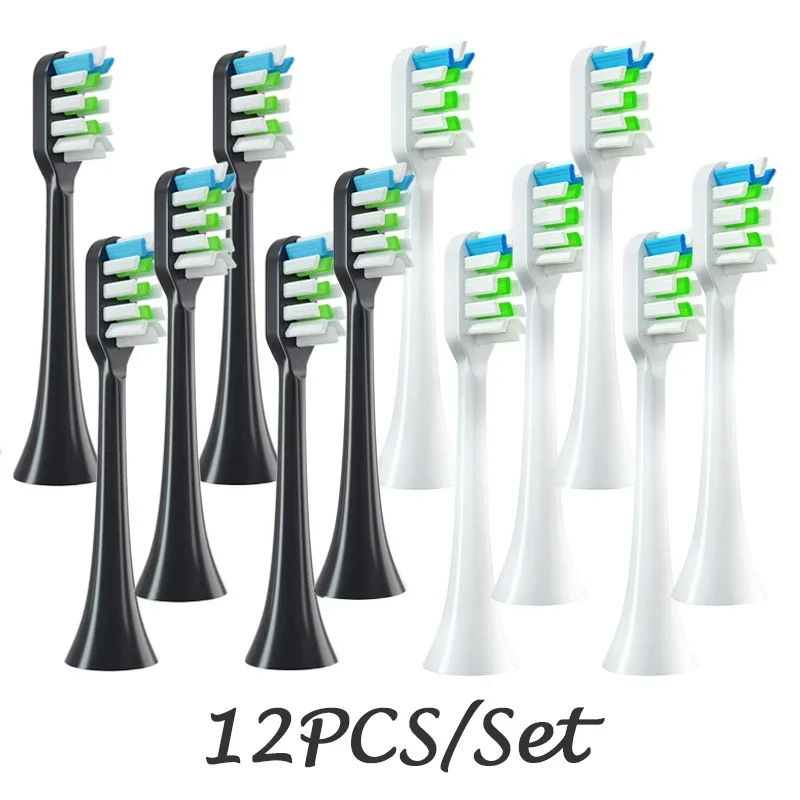 

12 шт., сменные насадки для электрической зубной щетки SOOCAS X3/X3U/X5