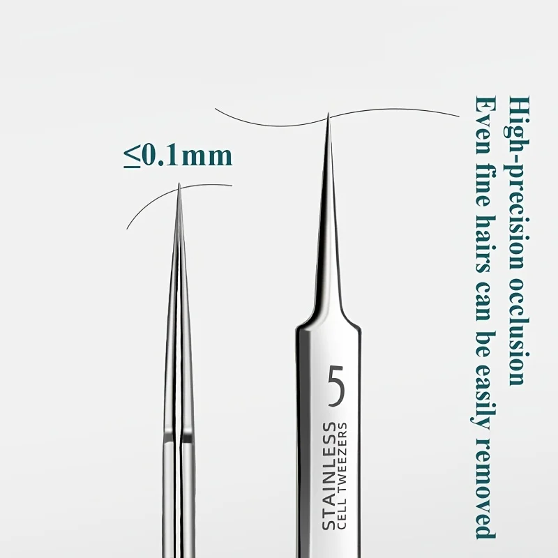 Blackhead Removal Tweezers Stainless Steel Tools - Effective Comedones Extractor, Whiteheads Removal Deep Cleansing Tools 3