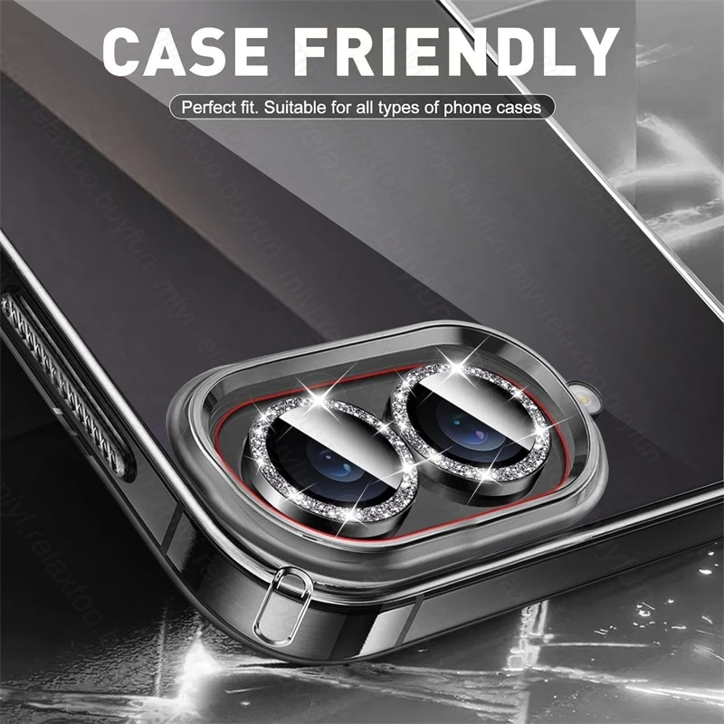 Gitter Diamond Camera Glass Protector with Alloy Ring Lens Guard