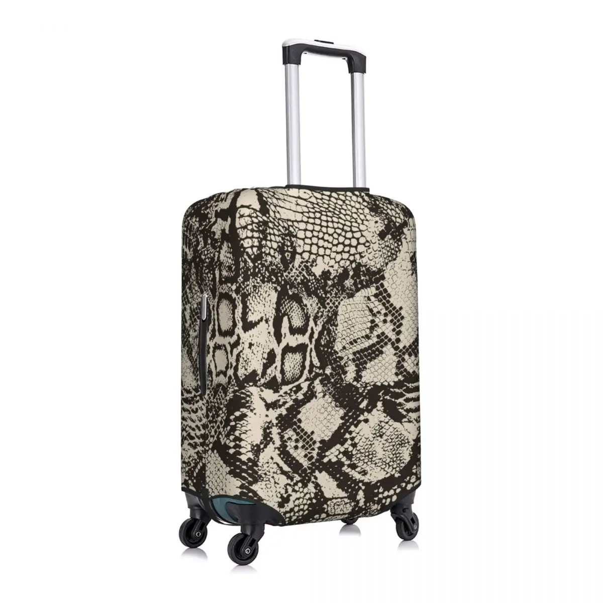 Vintage Snakeskin Suitcase Cover Snake Skin Print Animal Useful Cruise Trip Protector Luggage Supplies Holiday 3