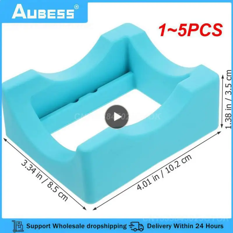 

1~5PCS Small Silicone Mug Glass Cup Cradle with Builts-in Slot Tumbler Holder for Crafts Decals Small Tumbler Stand Cup Holder