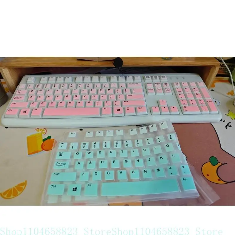 Dustproof Waterproof Transparent Silicone Keyboard Cover Protector