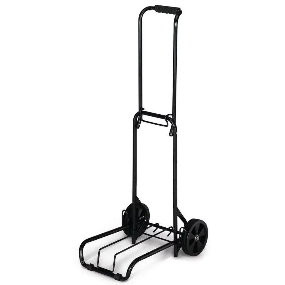 

Folding Luggage Cart, Black, 39" x 13" (15" Platform), 3lbs Empty, 75lbs Capacity
