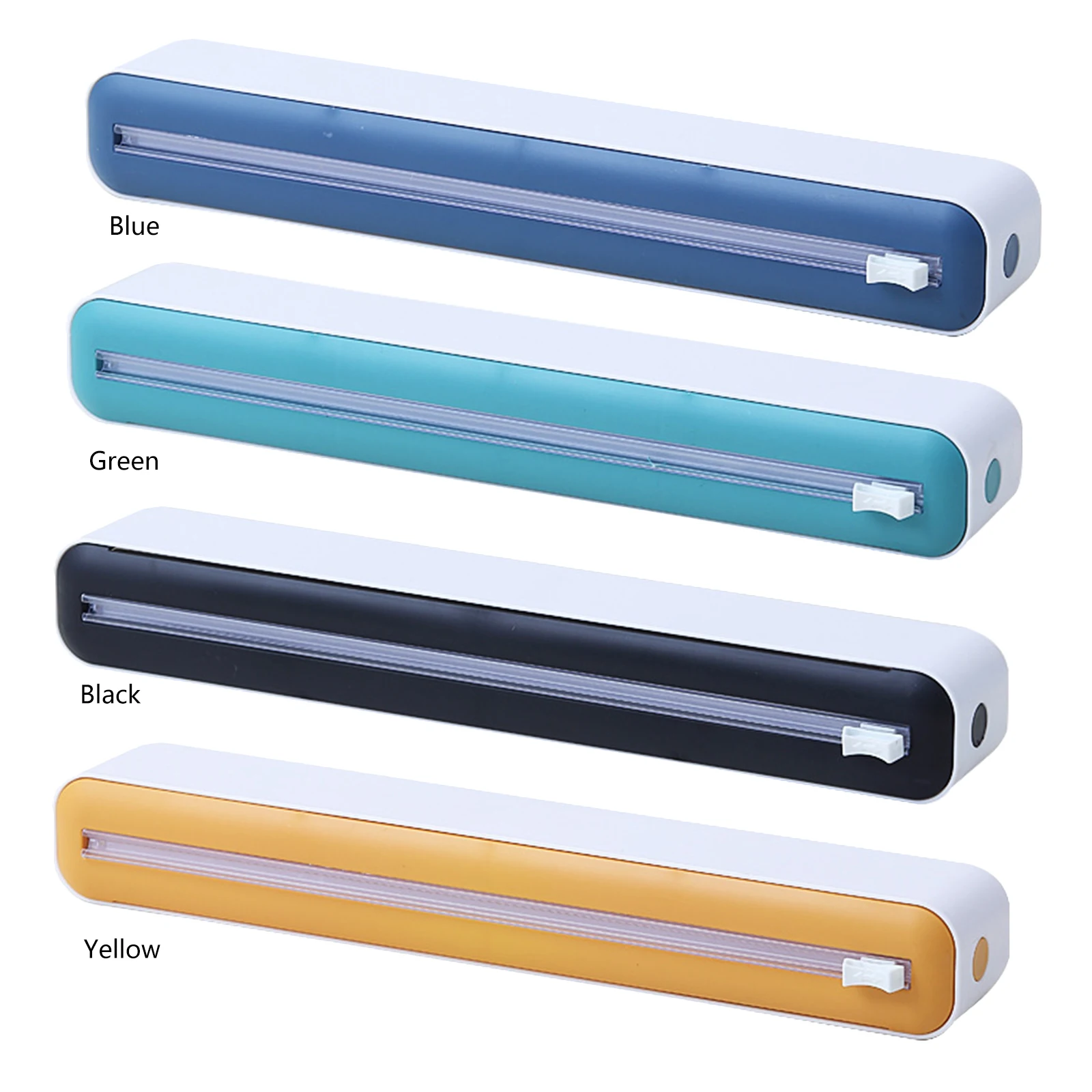 Plastic Wrap Cling Dispenser Film Saran Wrap Dispensers Cutter Aluminum Foil Parchment Paper Injector Kitchen Tools Accessories