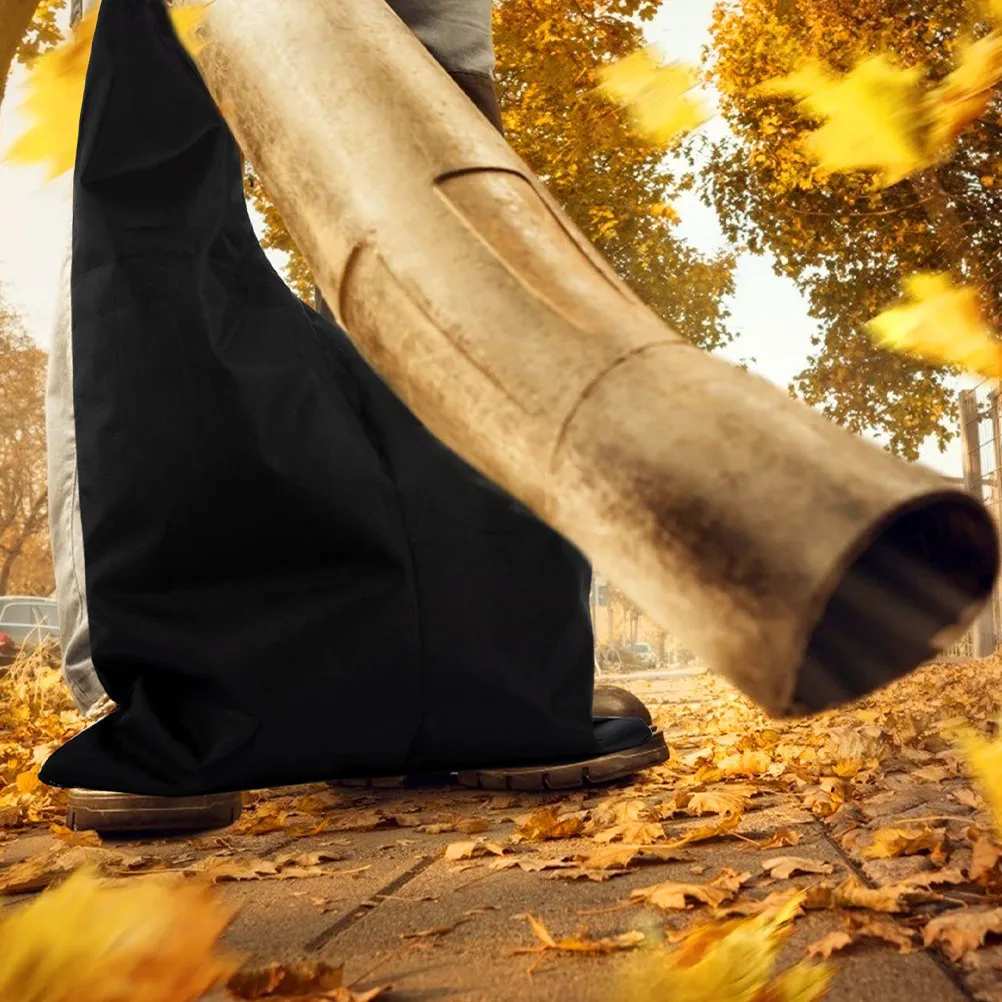 2Pcs 리프 블로어 진공 가방 옥스포드 천 내마모성 헤비 듀티 잎 수집 주머니 잔디밭 야외 낙엽용