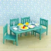 Forest Family Miniatures 1/12 Scale Accessories Board Dollhouse Supermarket Miniature City Girl Toys Tableware Pretend Play 2