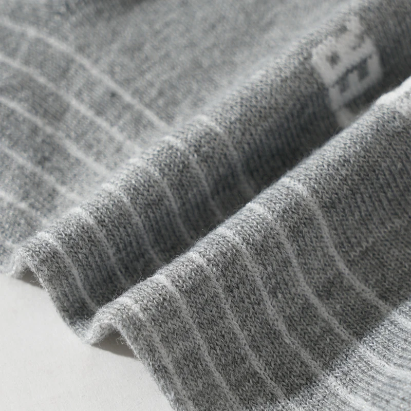 5 Pairs Men's Socks High-Quality Spring and AutumnThickened Breathable Boat Socks Low Cut Shallow Mouth Casual Socks