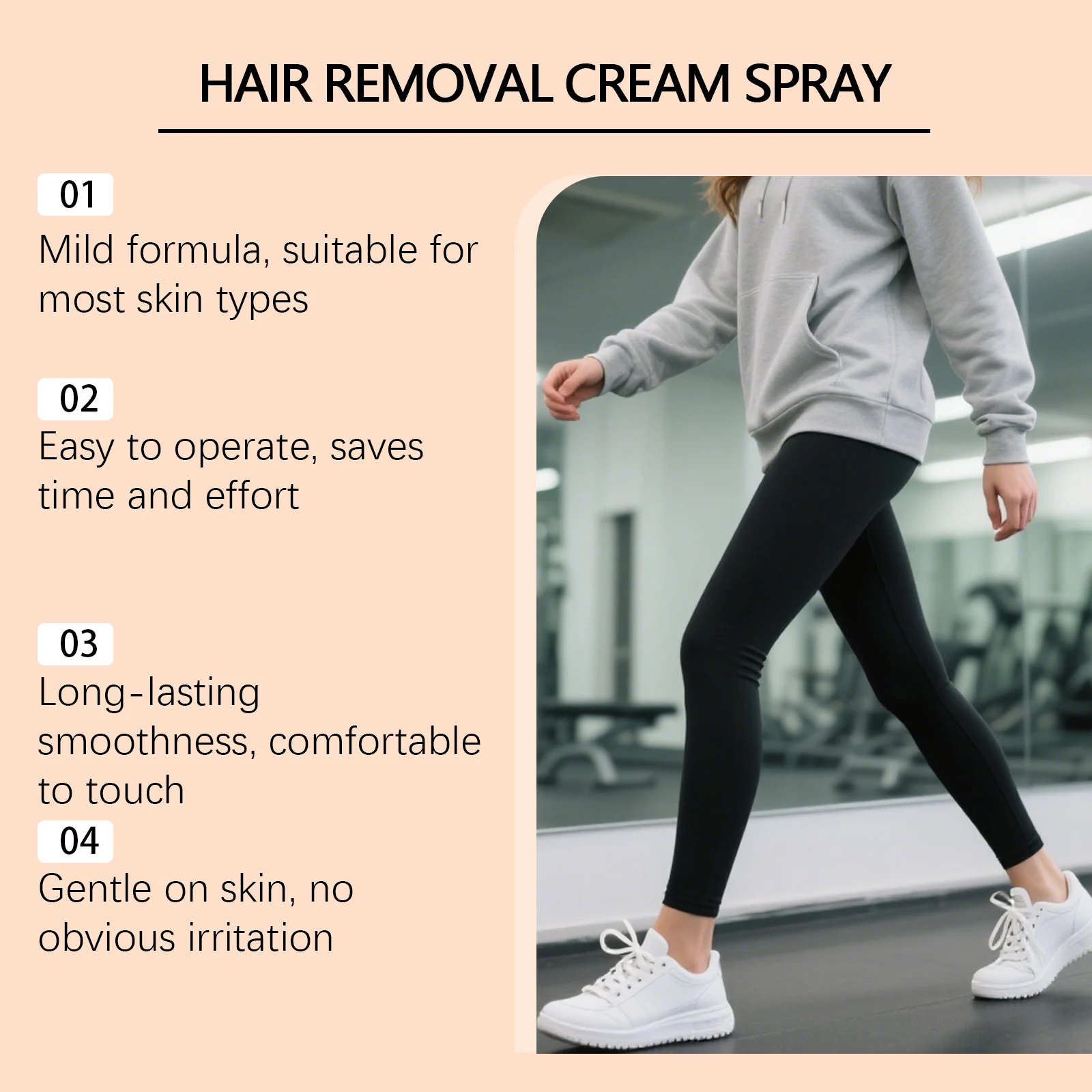 Feuchtigkeitsspendendes Haarentfernungsspray Für Glatte Haut_voghion.com