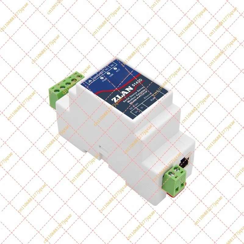ZLAN5143D DIN 레일 RS485-이더넷 변환기용 TCP/IP 직렬 네트워..